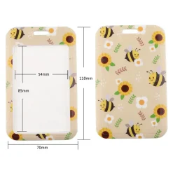 Bumble Bee Lanyard & Card Holder