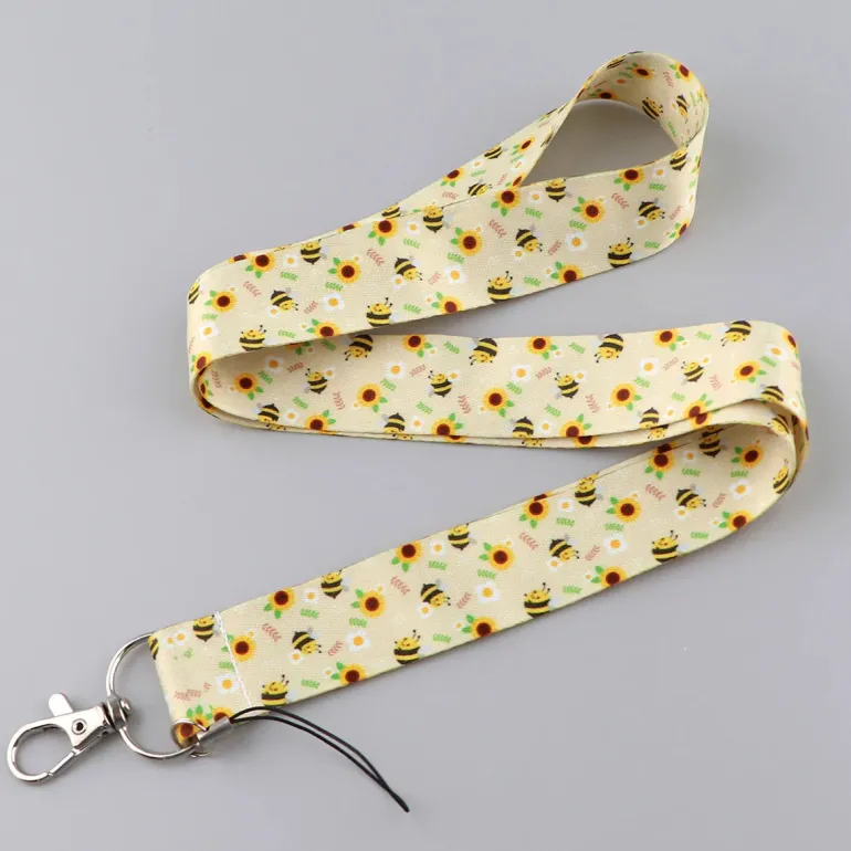 Bumble Bee Lanyard & Card Holder