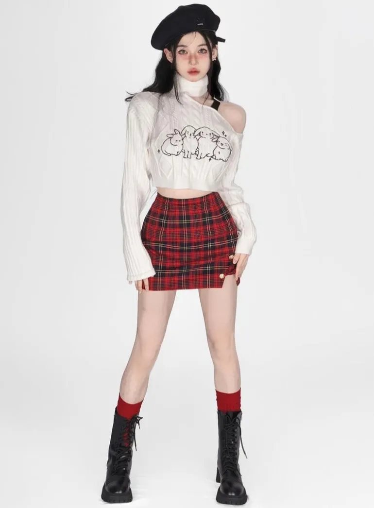 Buncha Bunnies Slouchy Turtleneck
