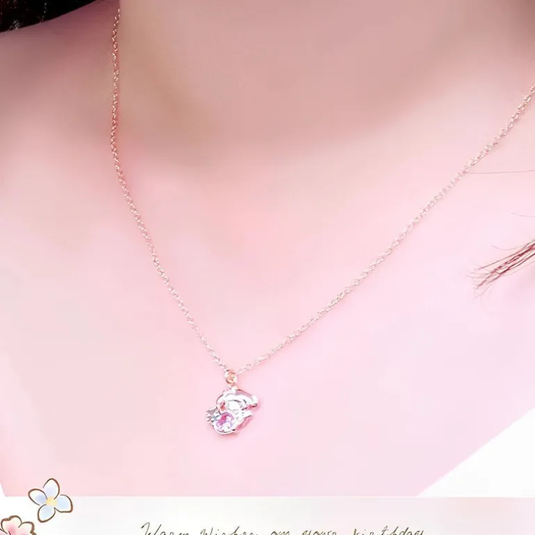 Bunny Berry Jewel Necklace