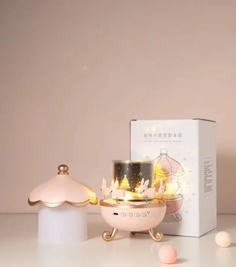 Bunny Carousel Projector Night Light