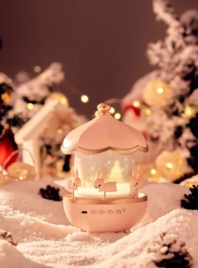 Bunny Carousel Projector Night Light