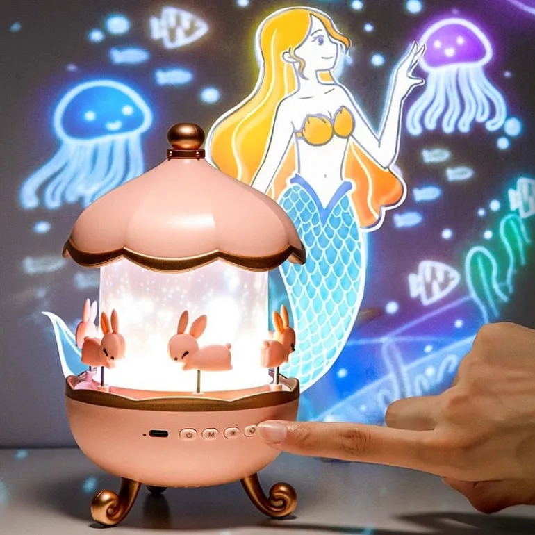Bunny Carousel Projector Night Light