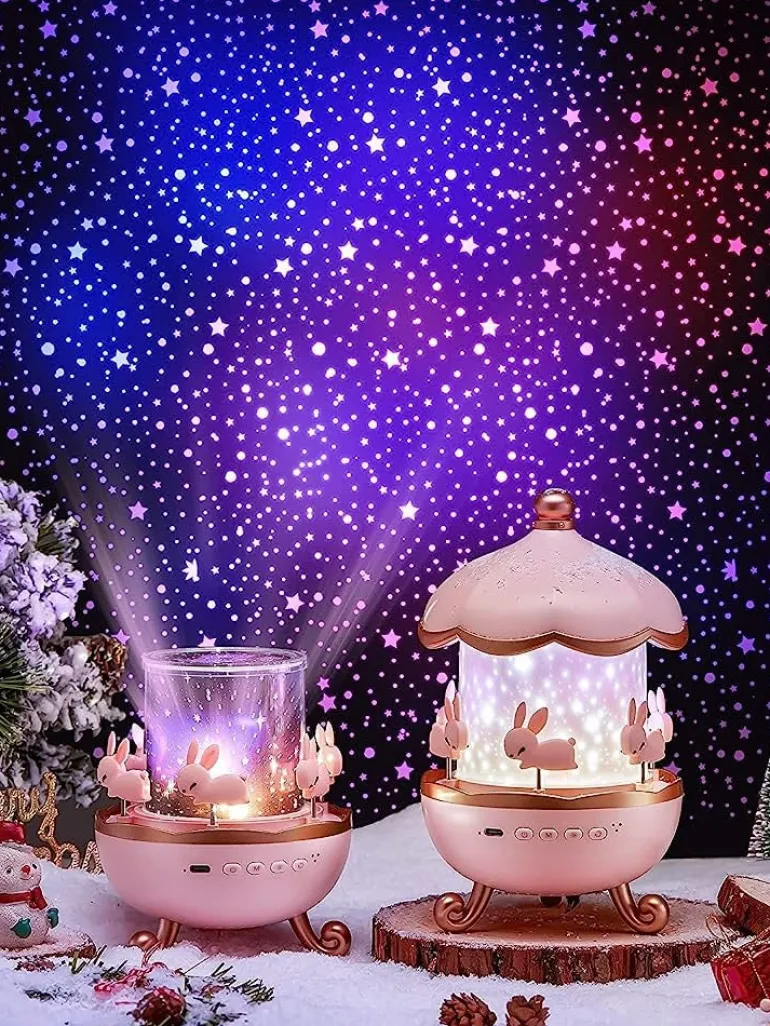 Bunny Carousel Projector Night Light
