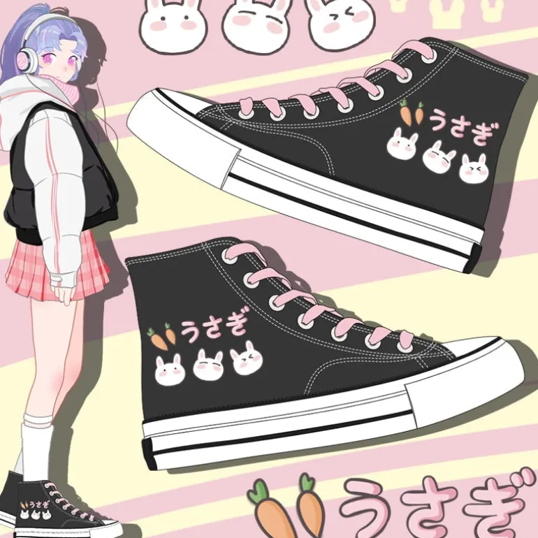 Bunny Carrot High Top Sneakers