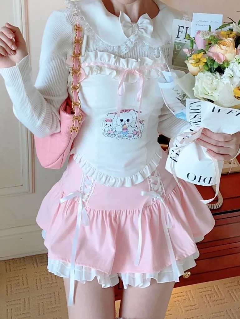 Bunny Tea Party Halter Top