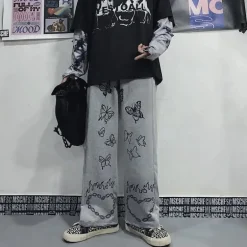 Butterfly Baddie Baggy Pants