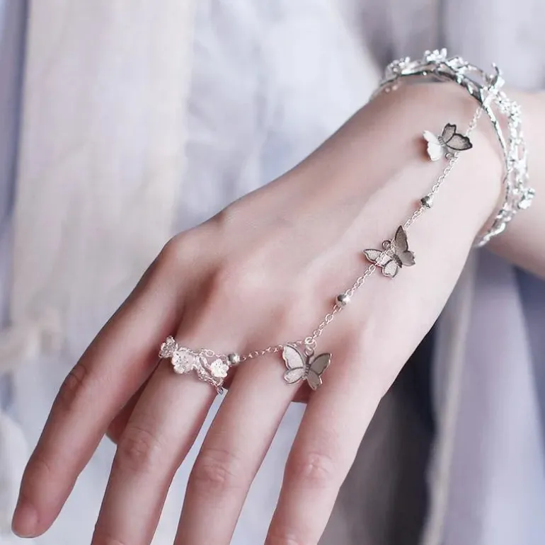 Butterfly Blessing Bracelet & Ring Set