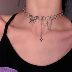 Butterfly Dainty Chain Choker
