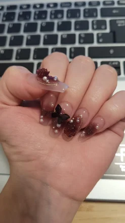 Butterfly Press-On Nails