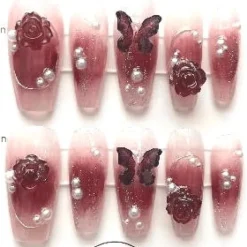 Butterfly Press-On Nails