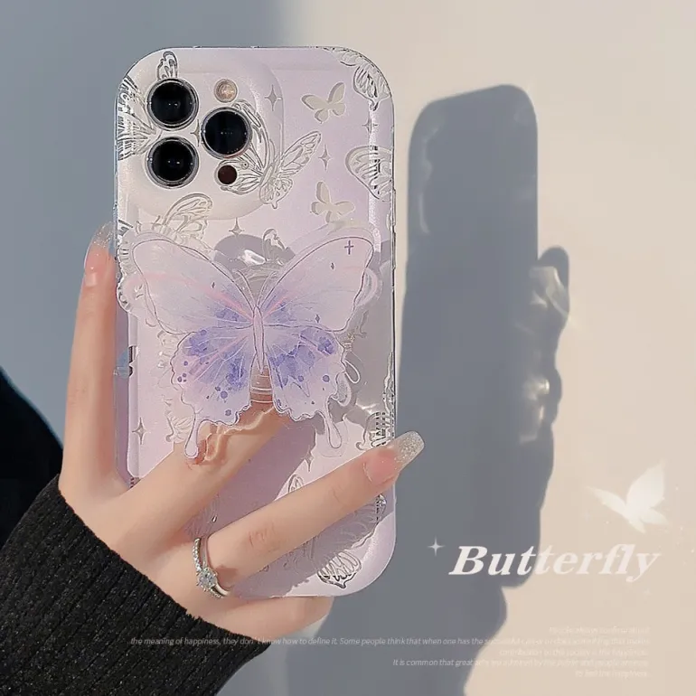 Butterfly Samsung Phone Case With Grip