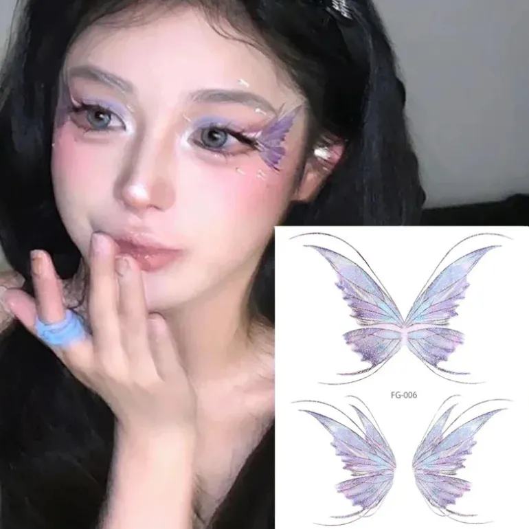 Butterfly Temporary Wing Makeup Tattoos
