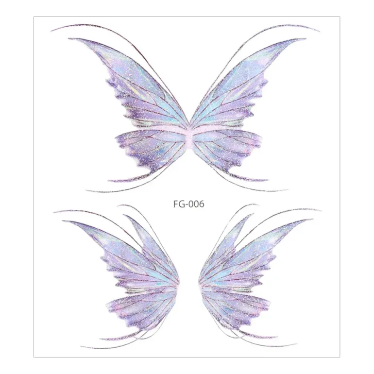 Butterfly Temporary Wing Makeup Tattoos