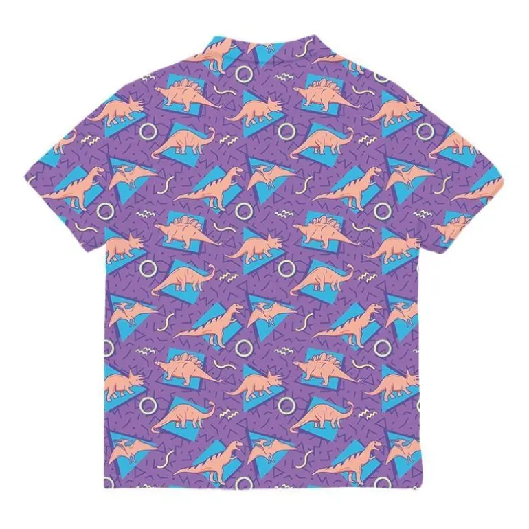 Button Up Dino Tee