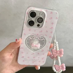 Cameo Kitty iPhone Case With Chain