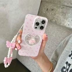 Cameo Kitty iPhone Case With Chain