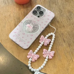 Cameo Kitty iPhone Case With Chain