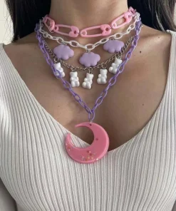 Candy Moon Decora Necklace
