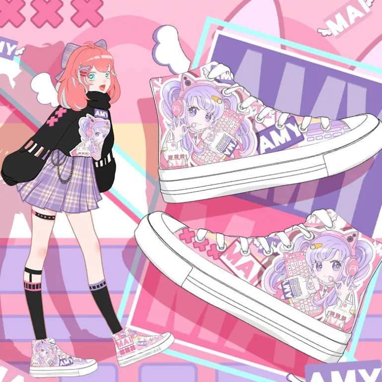 Candycore Amy High Top Sneakers
