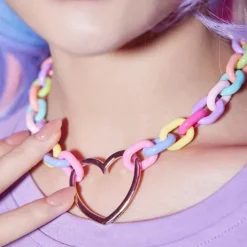 Candycore Heart Choker