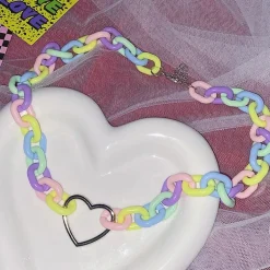 Candycore Heart Choker