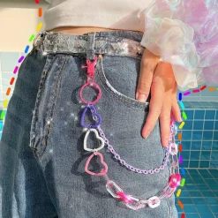 Candycore Pastel Belt Chain
