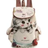 Canvas Kitten Rucksack