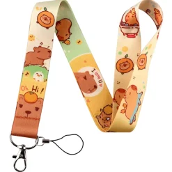 Capybara Lanyard & Card Holder
