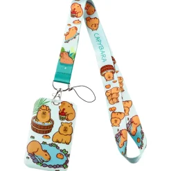 Capybara Lanyard & Card Holder