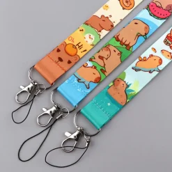 Capybara Lanyard & Card Holder