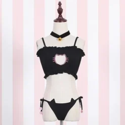 Cat Cosplay Full Lingerie Set