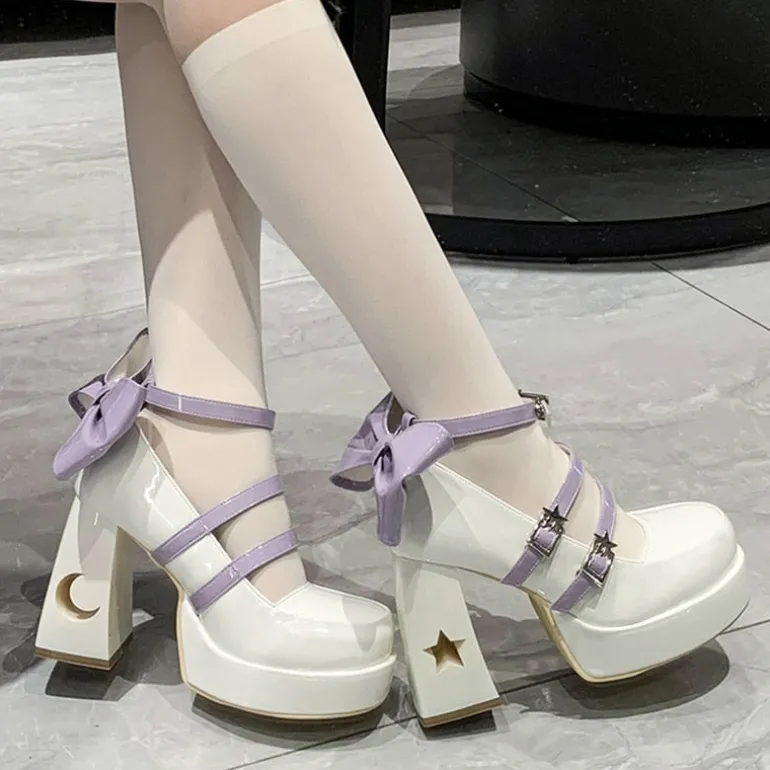 Celestial Mary Jane High Heels