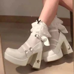 Celestial Mary Jane High Heels
