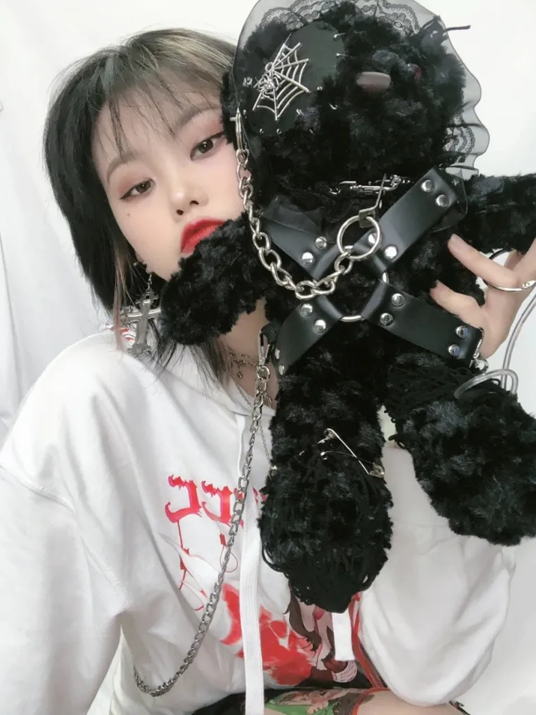 Chained Bear Messenger Bag
