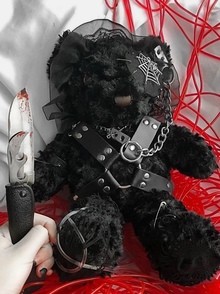 Chained Bear Messenger Bag
