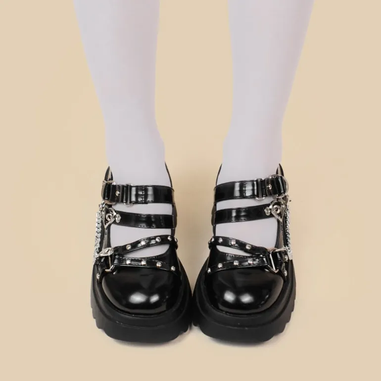 Chained Up Mary Janes