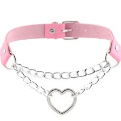Chained Valentine Choker (15 Colors)