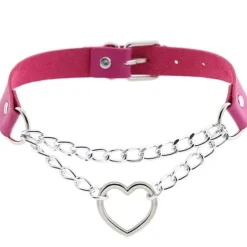 Chained Valentine Choker (15 Colors)