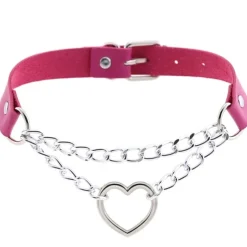 Chained Valentine Choker (15 Colors)