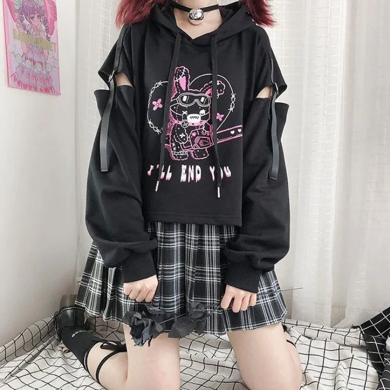 Chainsaw Bunny Hoodie