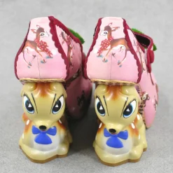 Cherry Deer Pumps