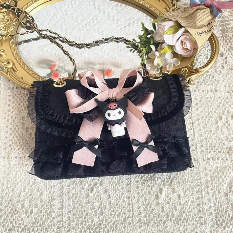 Chiffon & Lace Kawaii Purse