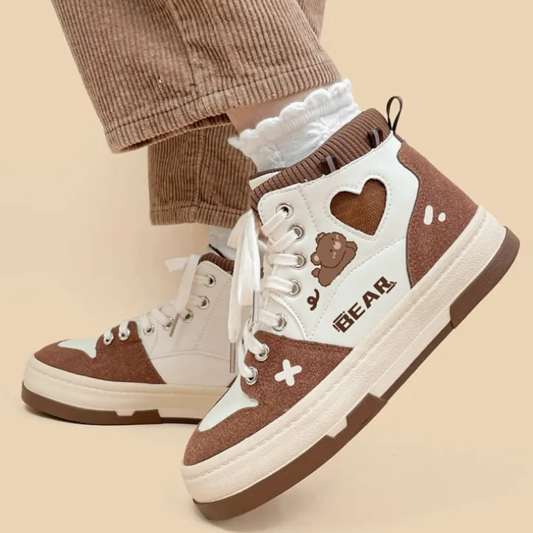 Chocolate Bear Sneakers