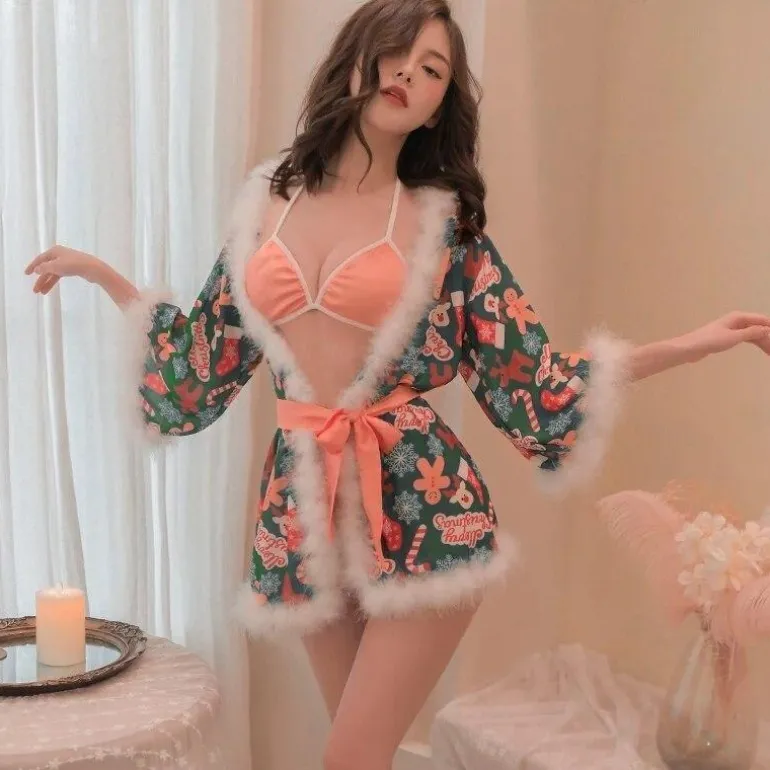Christmas Eve Bathrobe Set