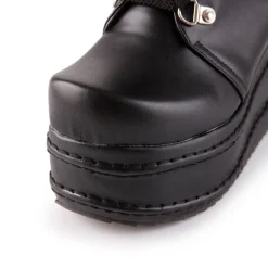 Chunky Platform Moto Boots