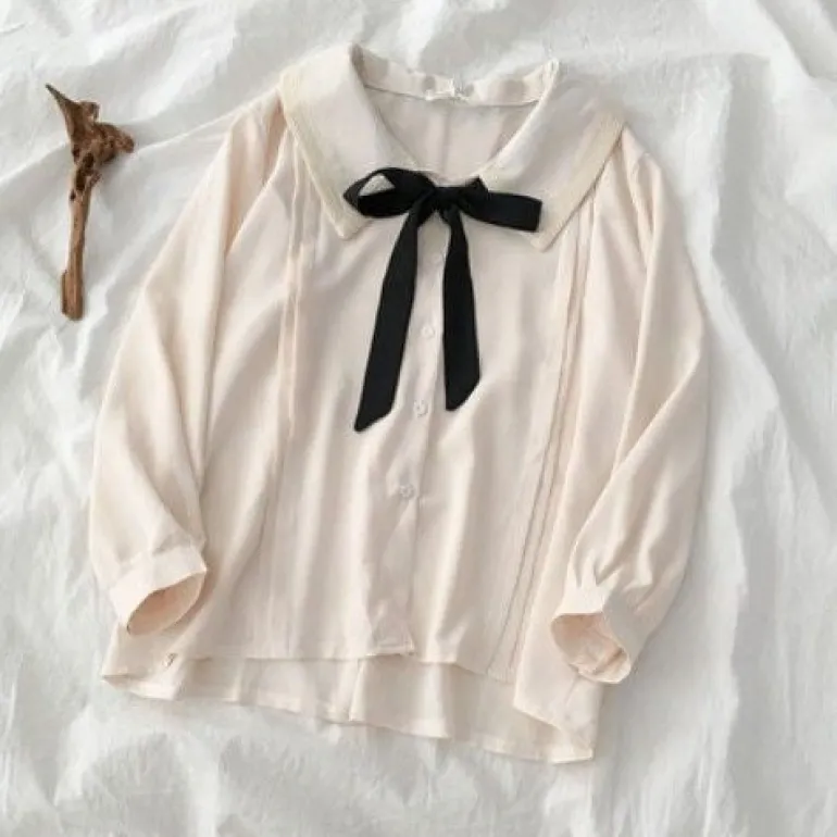 Classic Academia Collared Blouse