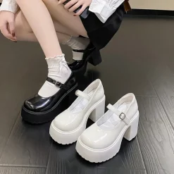 Classic Mary Jane Platform Shoes