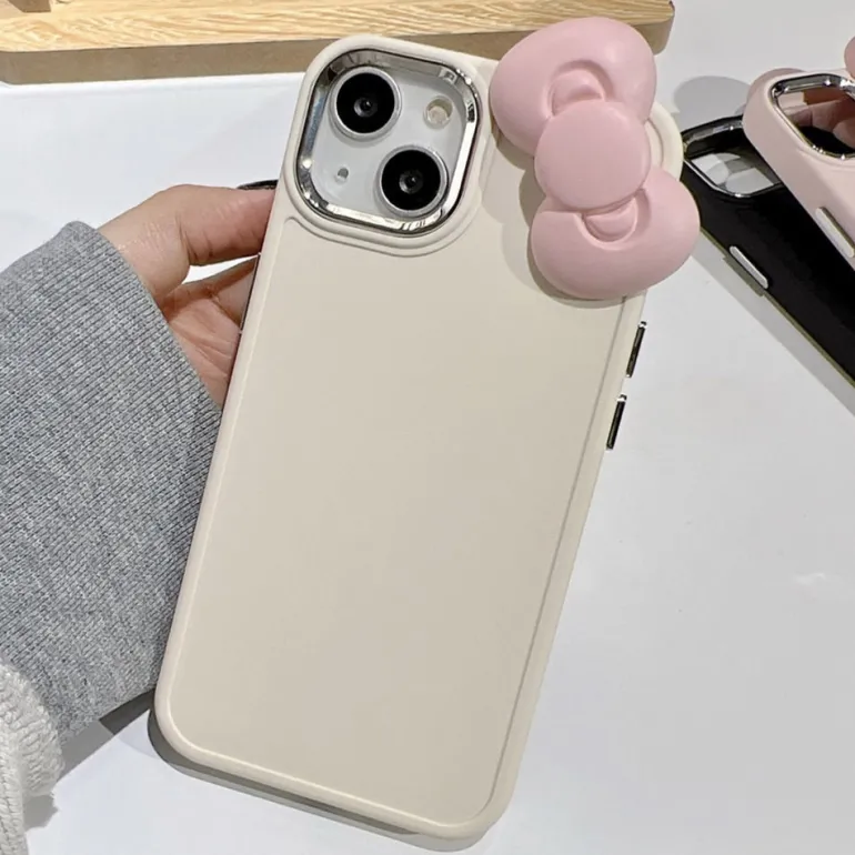 Classic Pink Bow iPhone Case