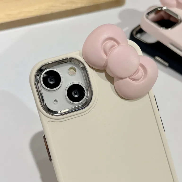 Classic Pink Bow iPhone Case